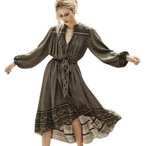 Dôen Vista silk dress- size XS